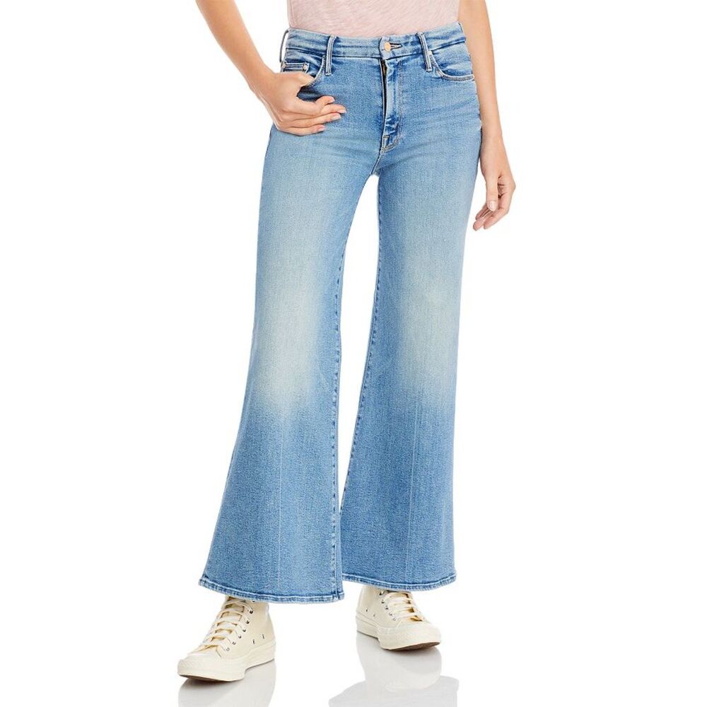 MOTHER Light Blue Flare Jeans
